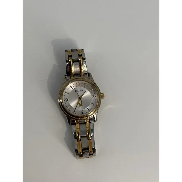 Bulova Two-Tone Silver and Gold Women's Watch