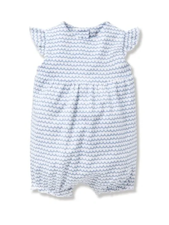 Petite Plume Le Mer Isla Romper Blue and White