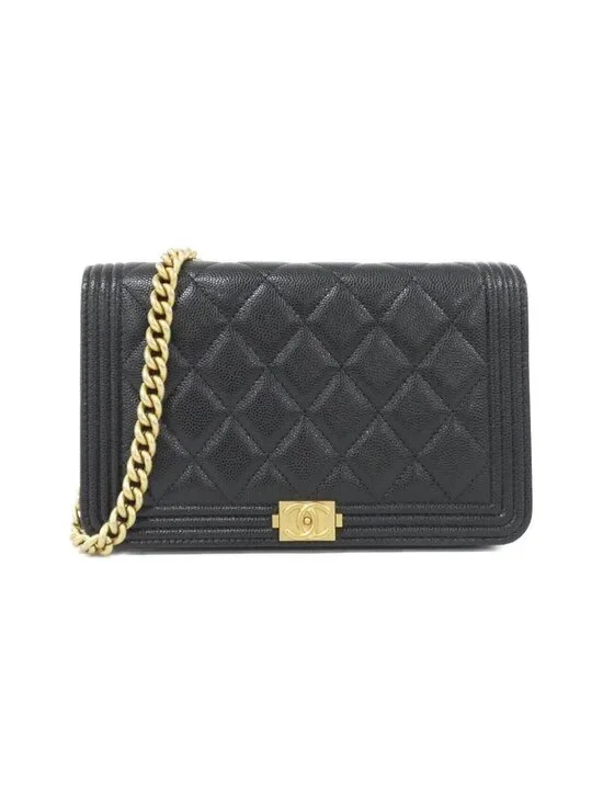 Chanel Boy Line Chain Wallet Shoulder