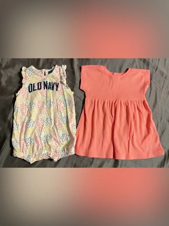 Baby girl romper and dress