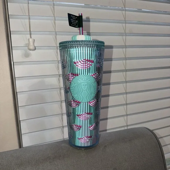 Starbucks 2022 Spring Iridescent Mermaid Scales Venti Cold‎ Cup Tumbler 24oz