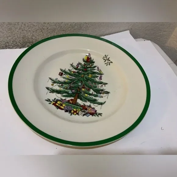 New Spode Spode Christmas Tree Fine Earthenware 10 Inch Dinner Plate