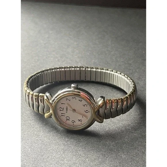 Timex Cavatina T21854 Wrist Watch Women Stainless Steel Stretch Water Resistant