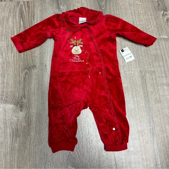First Christmas baby onesie