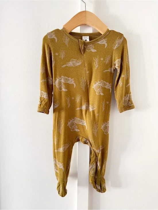 KATE QUINN mustard otter footie