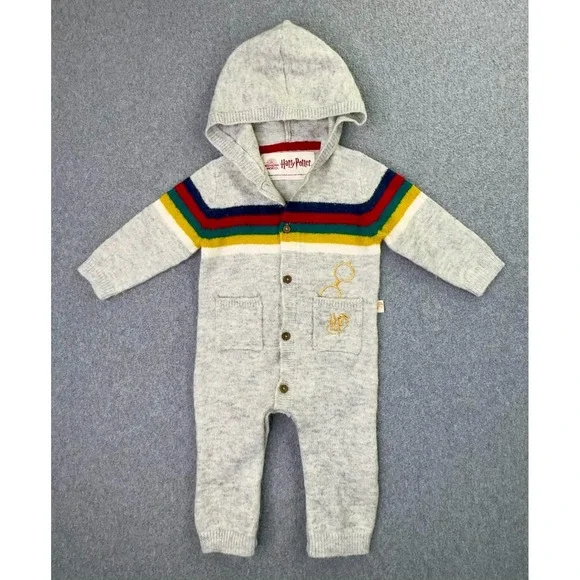 Harry Potter Wizarding World Sweater 1 Piece‎ Size 9 Months Coverall Embroidered