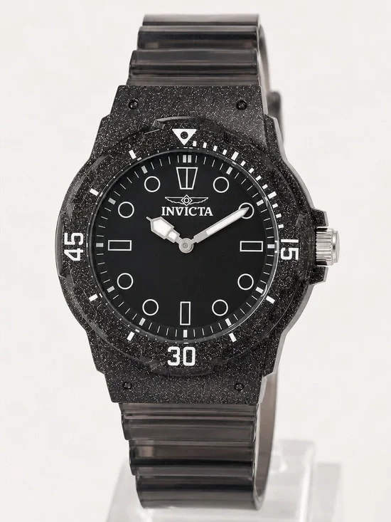 Invicta Celestial 49208 Women’s Black Shimmer Clear Quartz Watch 35mm NWT