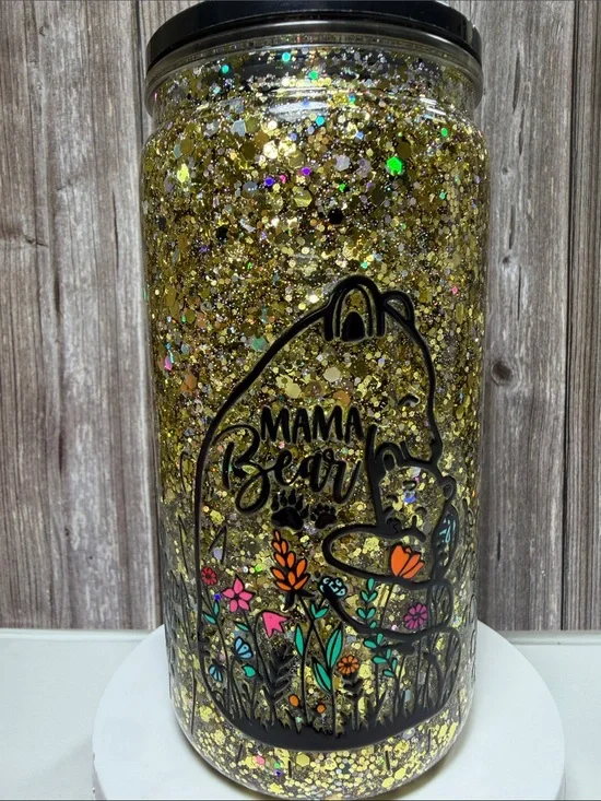 snowglobe cup (acrylic)