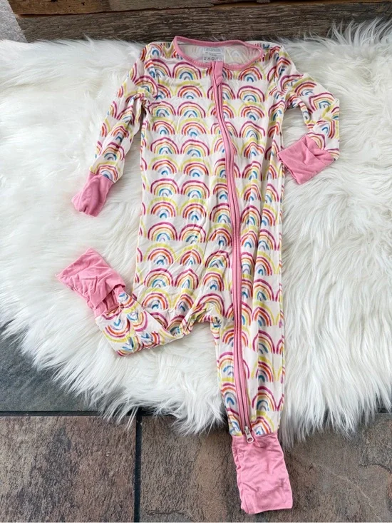 LULABU | Rainbow Bamboo Convertible Romper