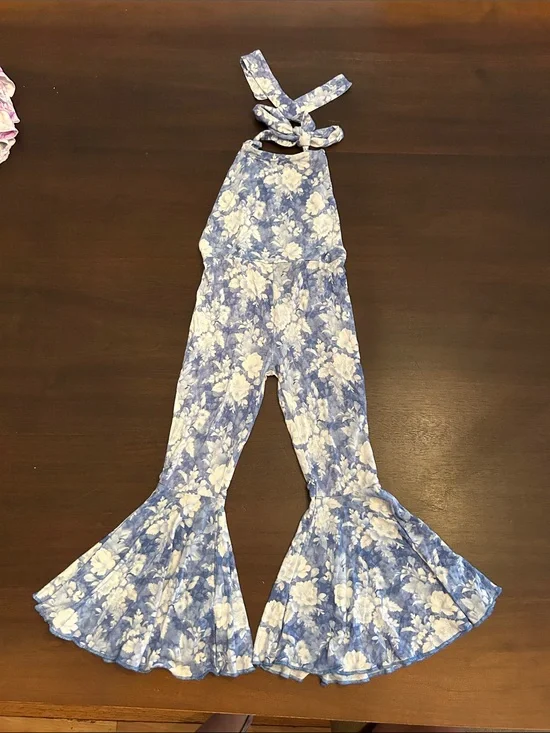 Bums & roses 2T bell bottom romper