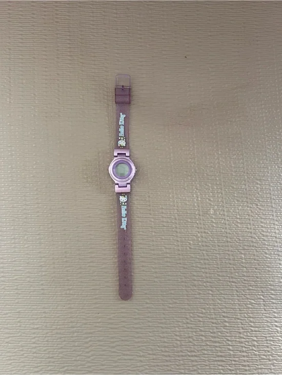 Sanrio Purple Glitter Kids Watch with Character Strap