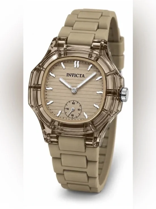 Invicta Celestial Linura Women's Watch - 34.8mm, Khaki (70402) NEW