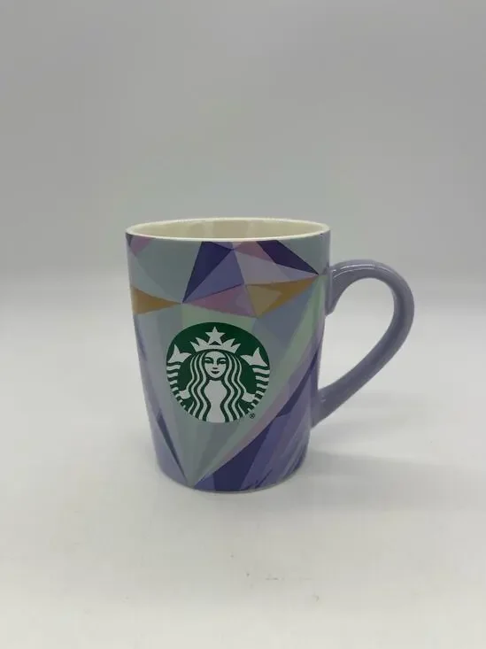 Starbucks Purple Geometric Ceramic Mug