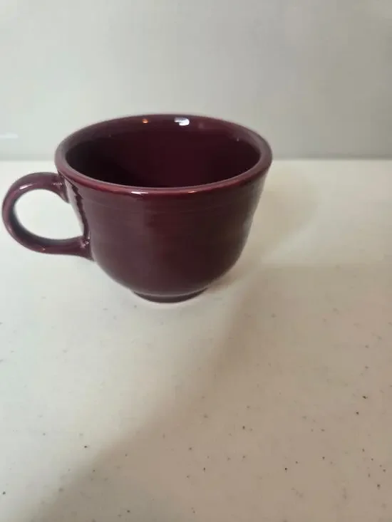 Fiestaware Cinnabar Coffee Cup Vintage Replacement Mug Retired Color