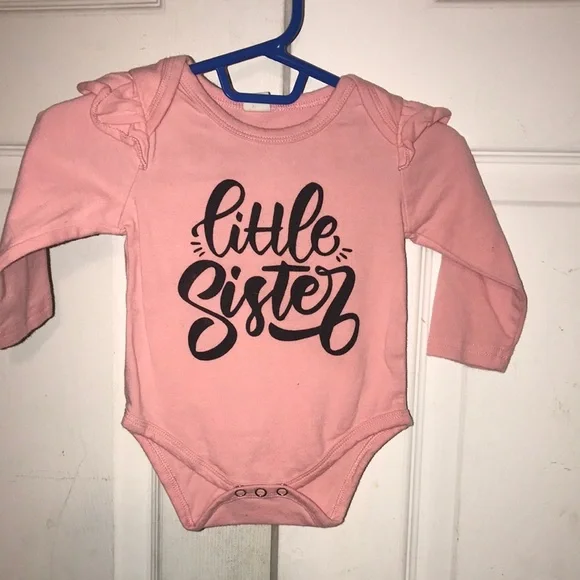 Infant’s “Little Sister” Onesie
