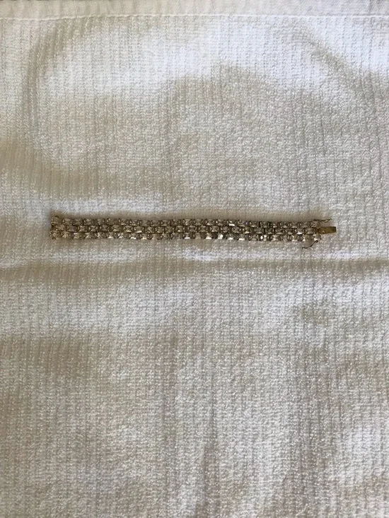 Gold silver 925 D81 THAI Crystal Tennis Bracelet