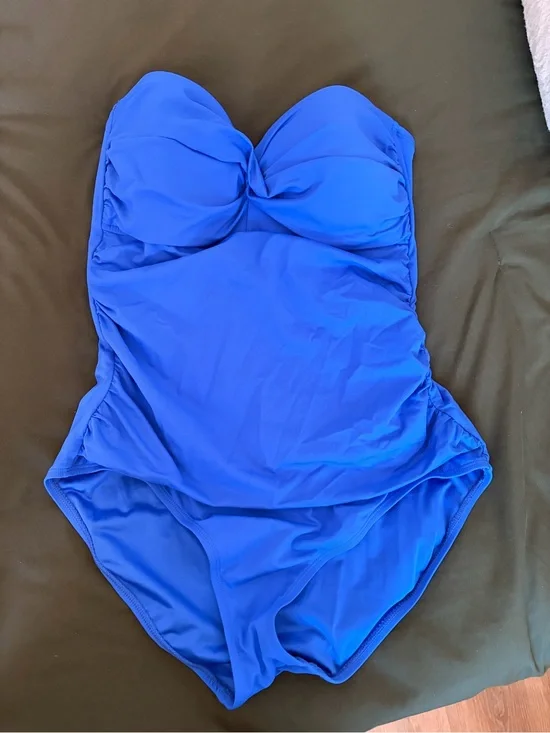 Classic Royal Blue One-Piece Swimsuit