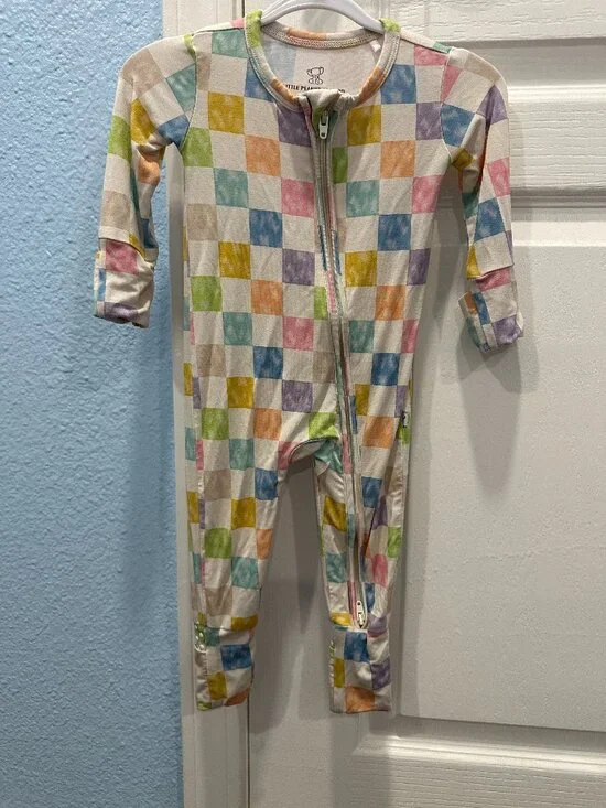 Little Peanut Pastel Checks Convertible Zippy