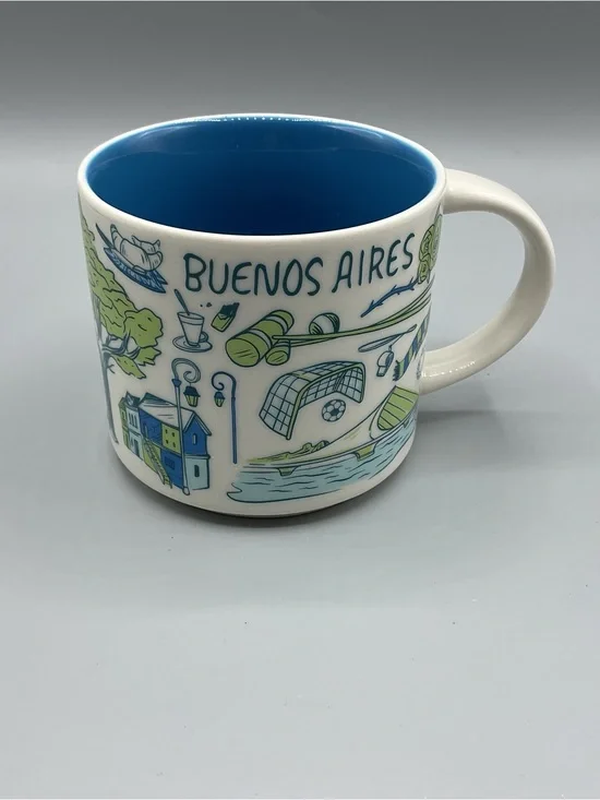 Starbucks Buenos Aires Mug “  been there “series  Excellent No box