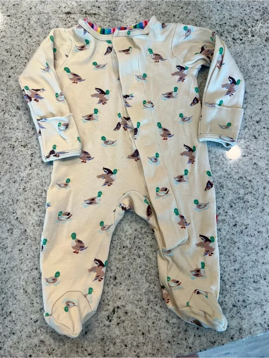 Magnetic Me pajama sleeper outfit ducks newborn