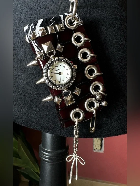 Edgy Handmade Studded Light-case Accessory