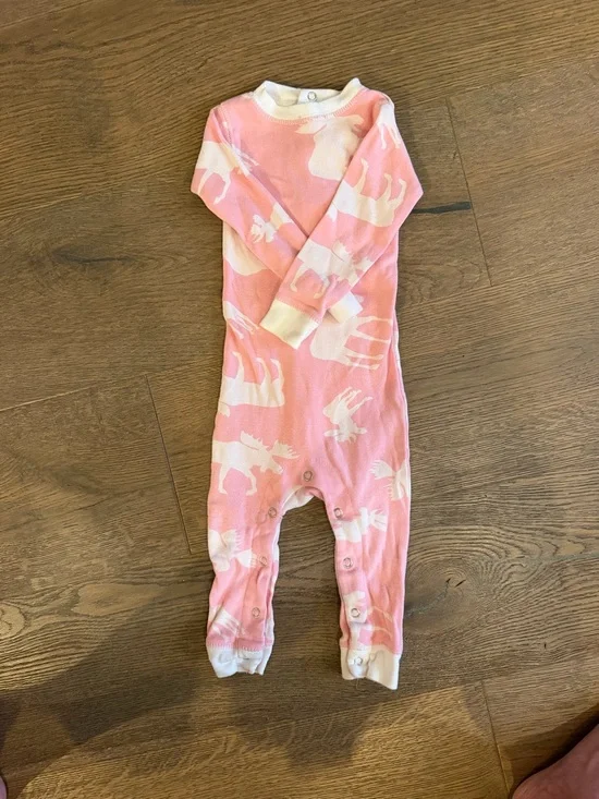 Yellowstone Kids Pink Animal Print One-Piece Romper