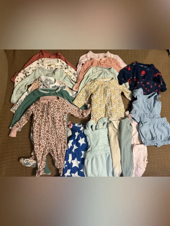 Baby Girl’s Newborn-3M Bundle (20pc)
