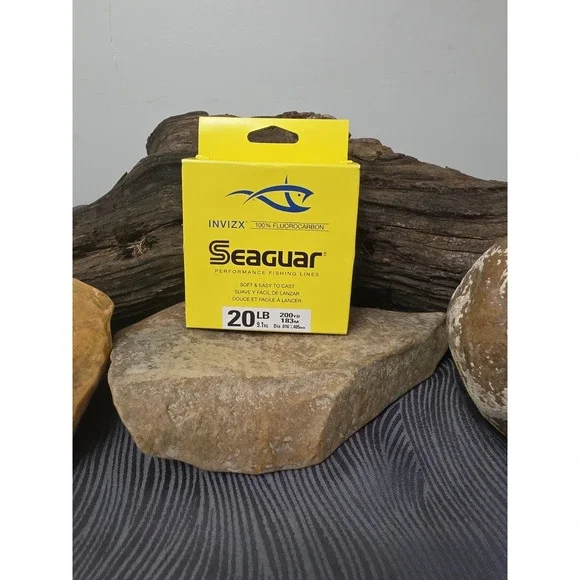 Seaguar Invizx 100% Fluorocarbon Fishing Line 20lb 200 Yards