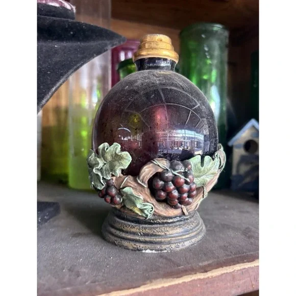 Vintage Grapevine Bottle Decanter