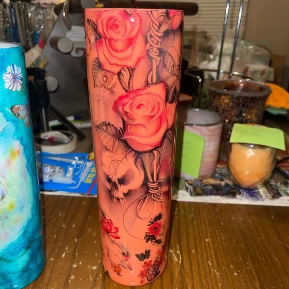 Skull & Roses Tumbler