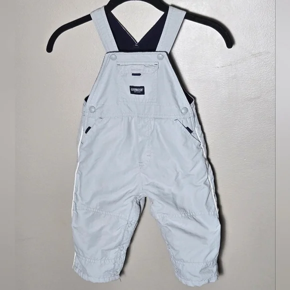 Vintage Y2K Infant‎ OshKosh B'Gosh Fleece Lined Gorpcore Overalls, 18 Months