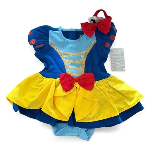 Disney Baby Snow White Costume Bodysuit NWT - 18-24 Months