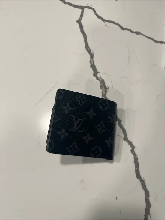 Louis Vuitton Monogram Bi-Fold Wallet in Black