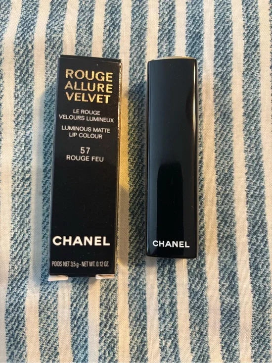 CHANEL Rouge Allure Velvet Lipstick 57 Rouge Feu