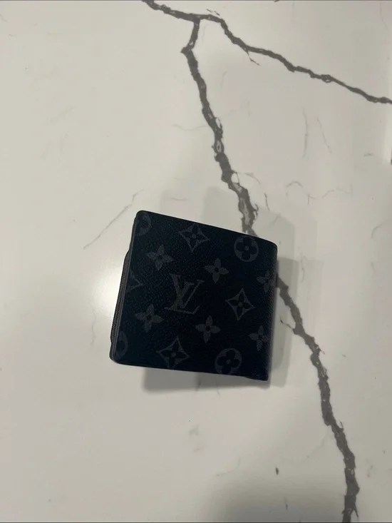 Louis Vuitton Black Monogram Eclipse Canvas Wallet