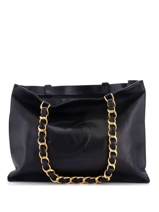 Chanel Vintage Cc Chain Tote Lambskin #321060C35B