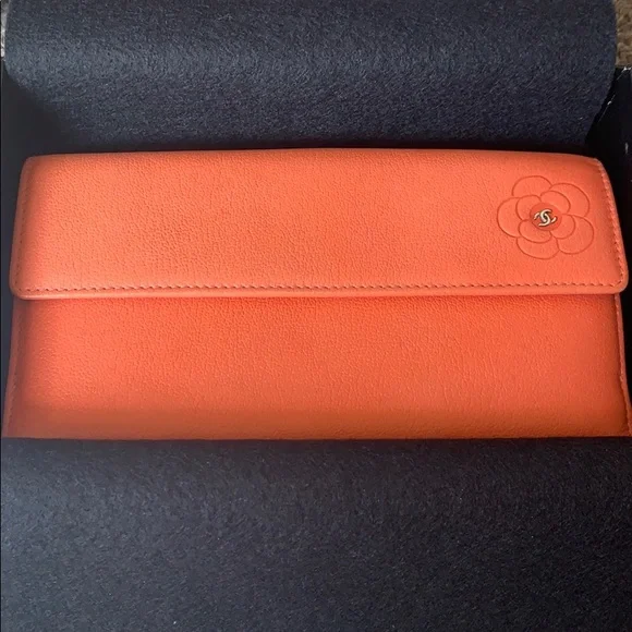 Chanel‎ long wallet leather Vintage