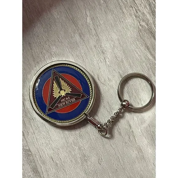 MCA'S NEW RIVeR ENAMEL KEY RING KEY CHAIN  KEYRING KEYCHAIN‎ 1.5 INCHES 01