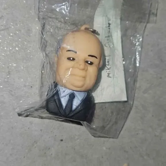 Mikhail Gorbachev Caricature Keychain