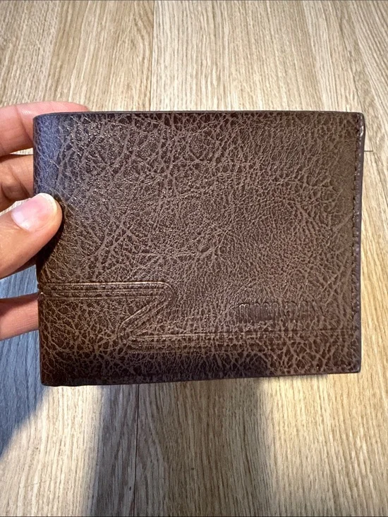 Moon Grass Brown Leather Men’s Wallet NIP