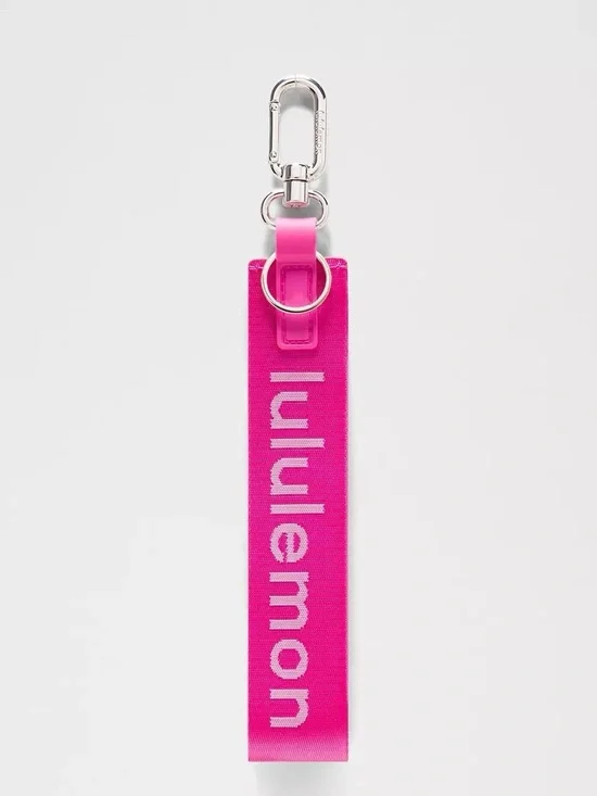 Lululemon Never Lost Keychain- Calypso Pink/Blissful Pink