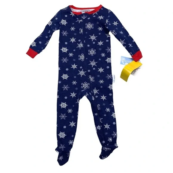 Max & Olivia Baby Boys Easy Opening Front Zipper Pajama Size 18M