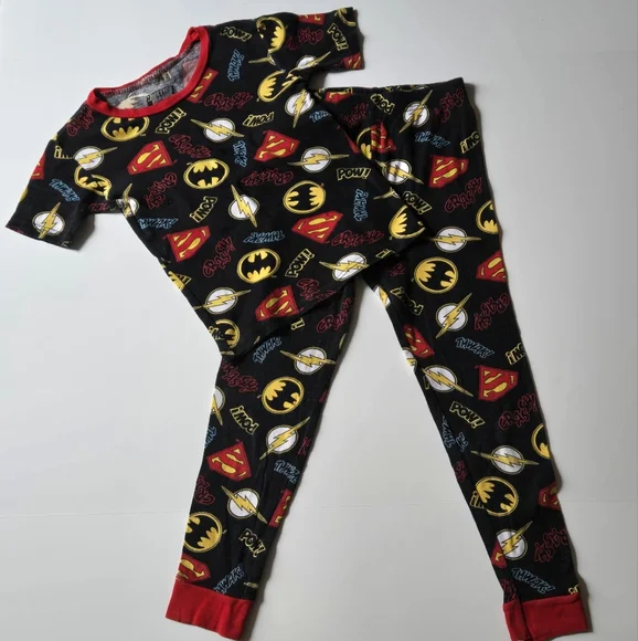 Justice League/Superhero Themed Pajama Set/Size 8‎