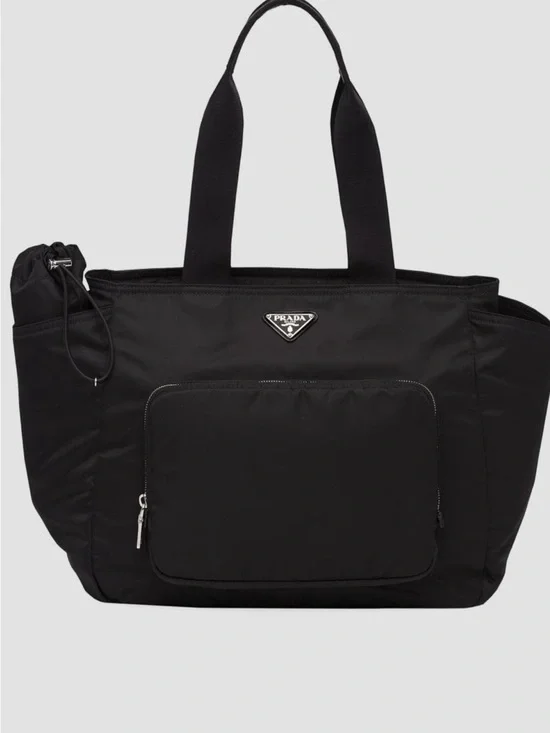 Prada Black Nylon Tote Bag/Diaper bag