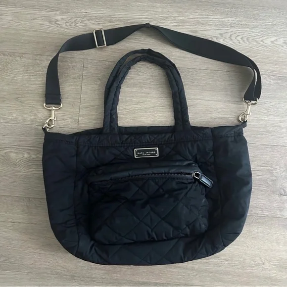 Marc Jacobs Quilted Black Diaper‎ Bag