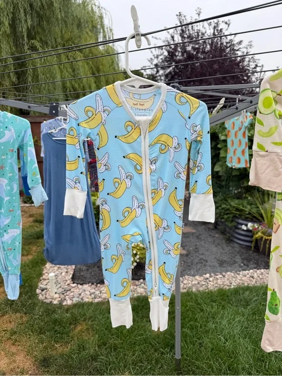 Little Sleepies Bananas 0-3 Months