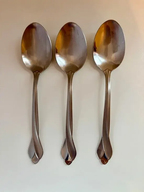 Oneida USA Tribeca Satin Place/Soup Spoon Set of 3