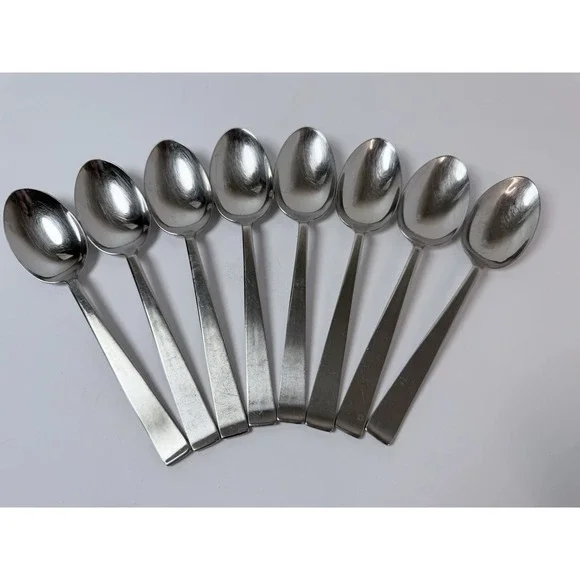Sola‎ CORA Holland Stainless Flatware -- Set of 5 Oval Soup Spoons