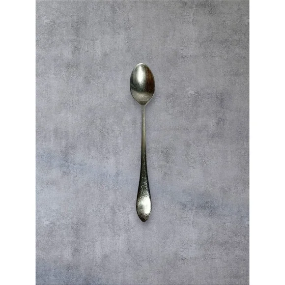 Gorham Iced Tea Spoon 7.5in Silver Tone Stainless Steel Long Handle