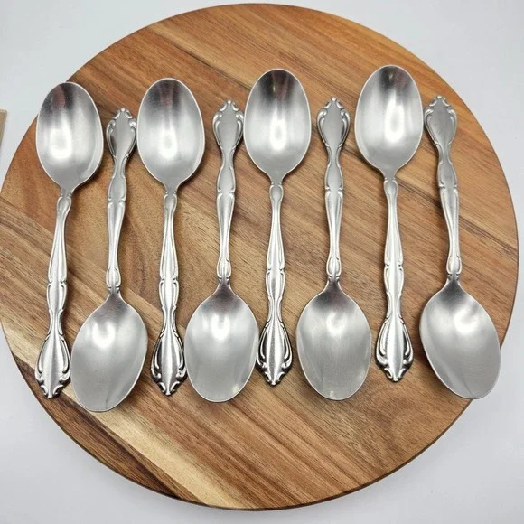 Set Of 8‎ Oneida Cantata Pattern Stainless Steel 7